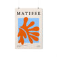 Affiche Abstrait Orange et Bleu | Henri Matisse Poster