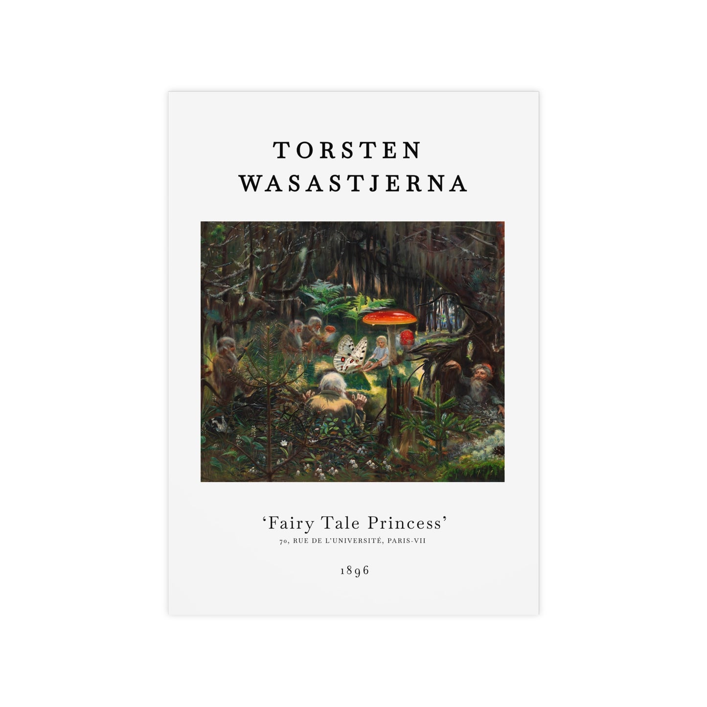 Fairy tale princess Poster | Torsten Wasastjerna