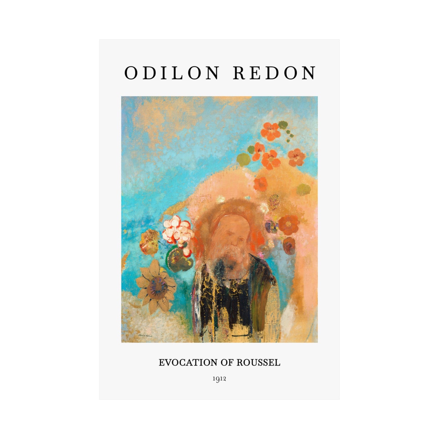 Evocation of Roussel Poster | Odilon Redon