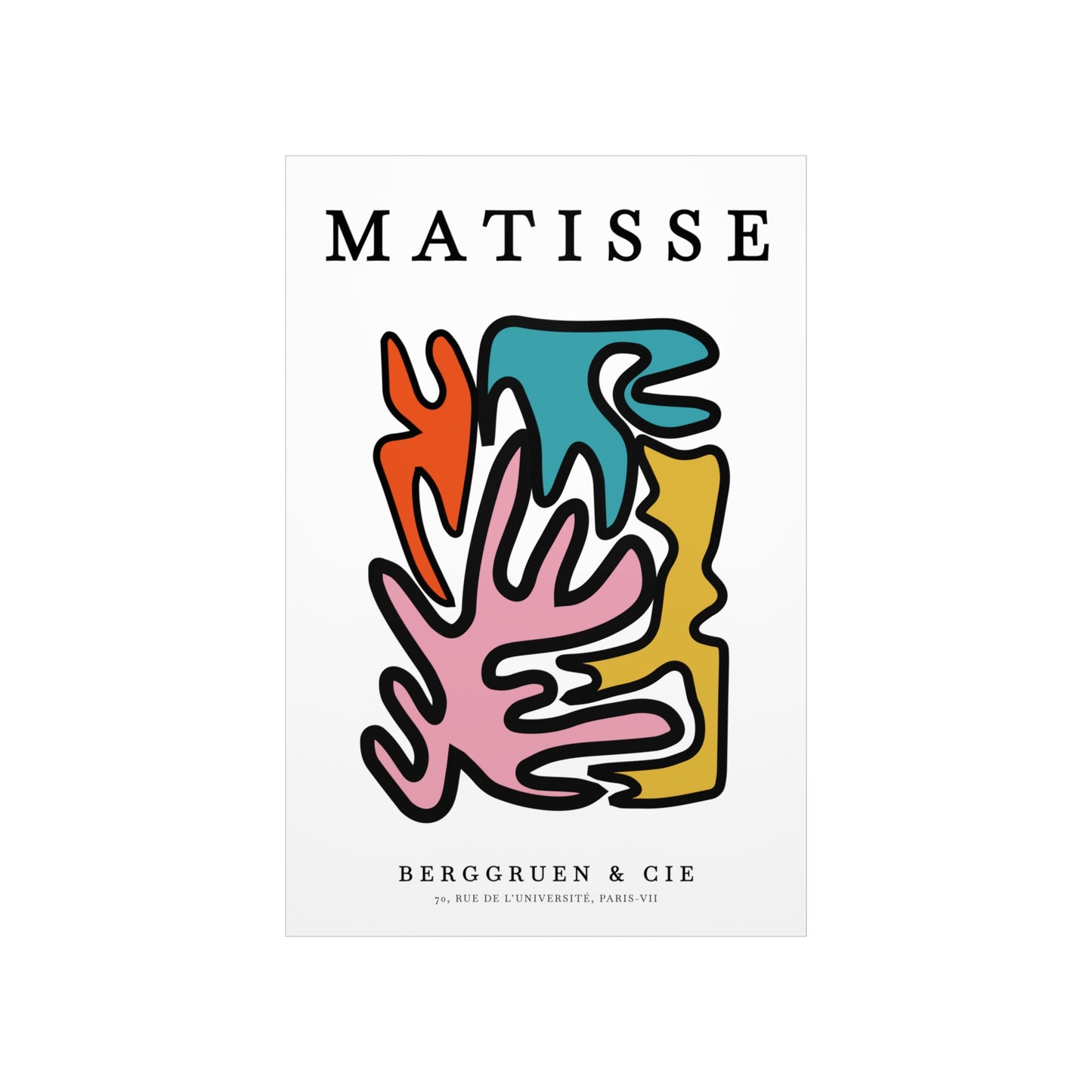 Colourful Abstract Poster | Henri Matisse