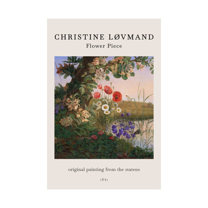 Flower piece illustration Poster | Christine Løvmand