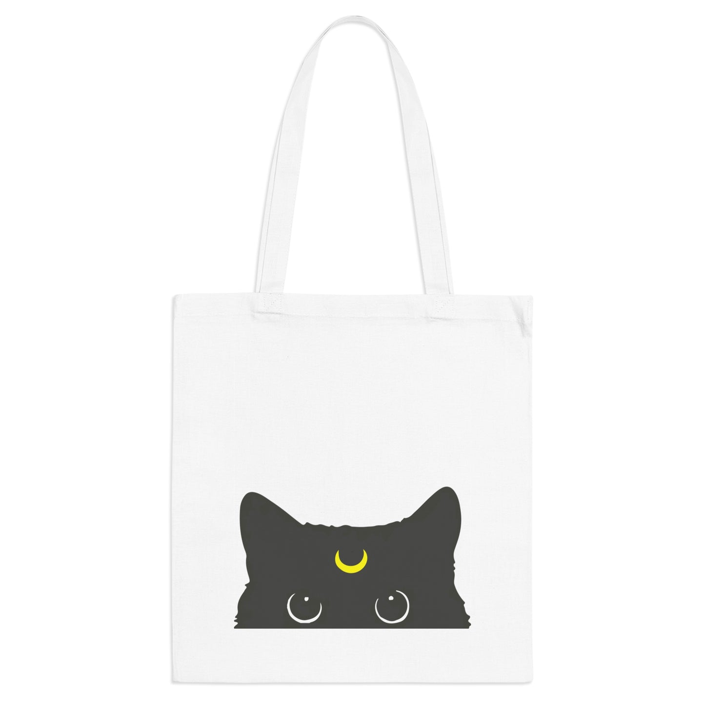 Black Cat Canvas Tote Bag