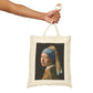 Girl with a Pearl Earring Canvas Tote Bag