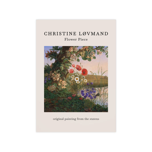 Flower piece illustration Poster | Christine Løvmand