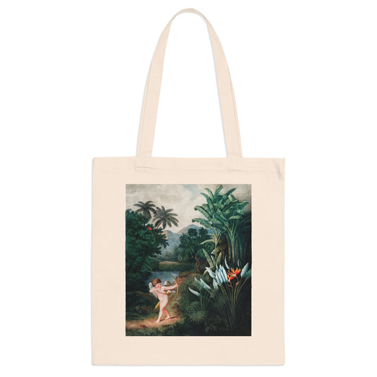 The Temple of Flora Canvas Tote Bag