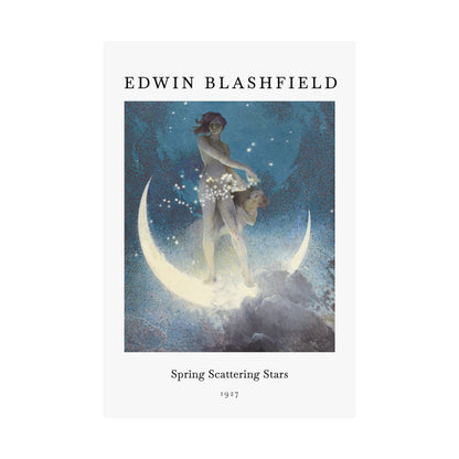 Spring Scattering Stars Poster | Edwin Blashfield