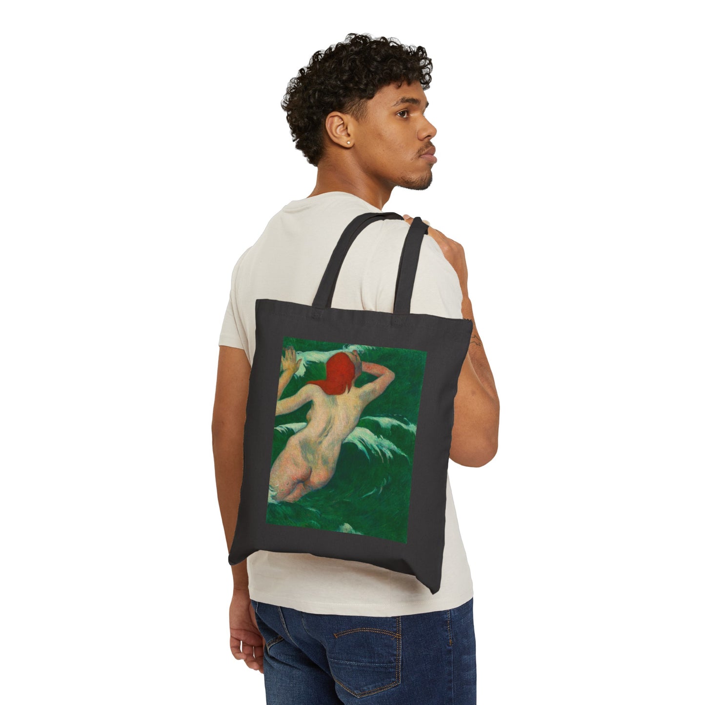 In the Waves Canvas Tote Bag