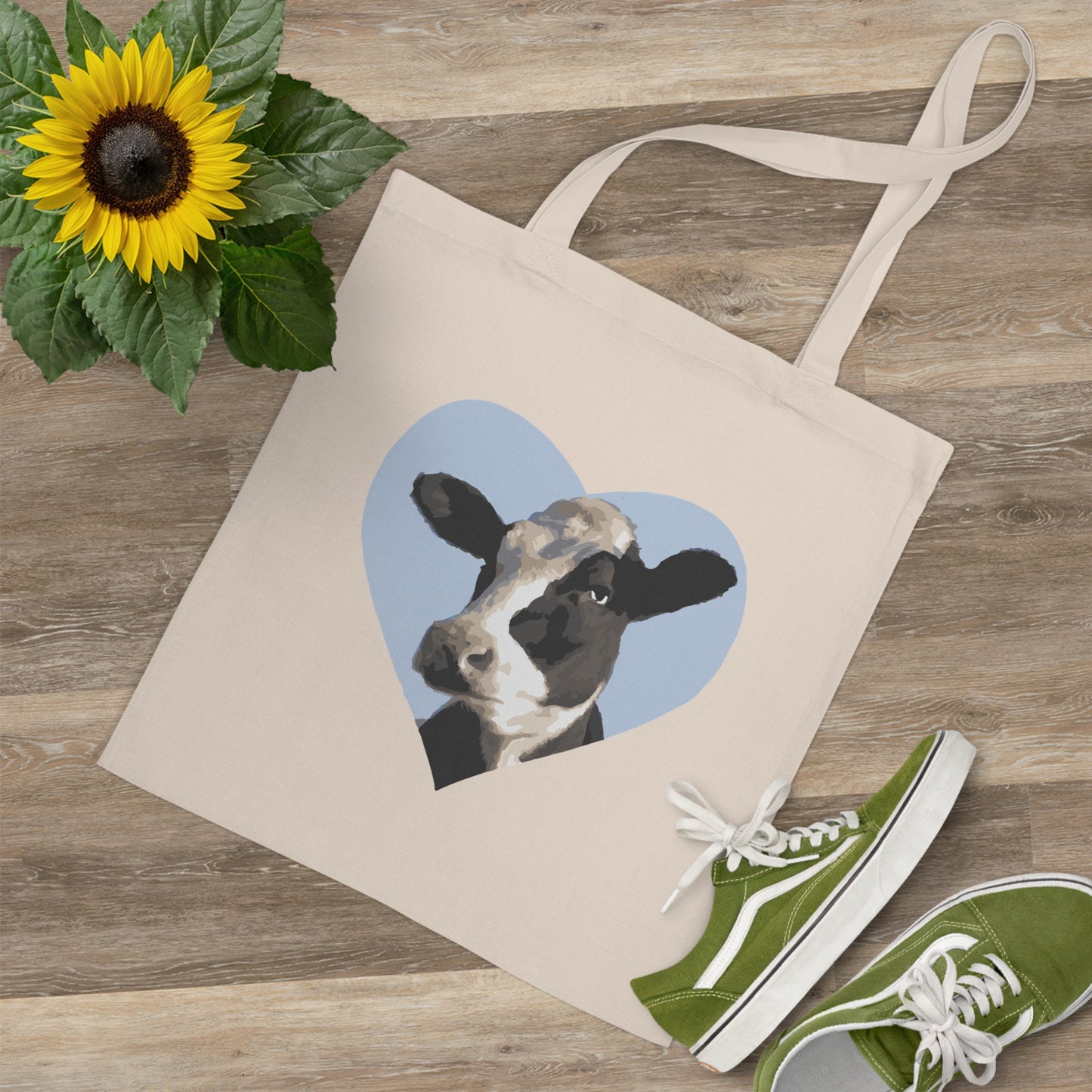 Cow aesthetic Canvas Tote Bag