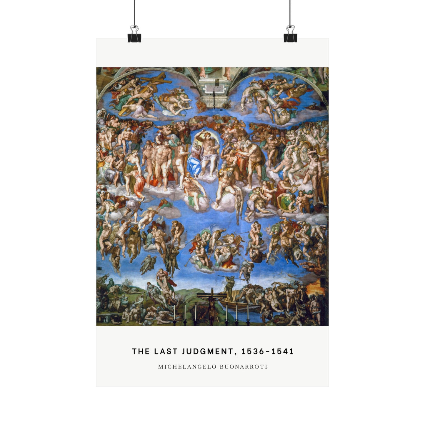 The Last Judgment Poster | Michelangelo Buonarroti