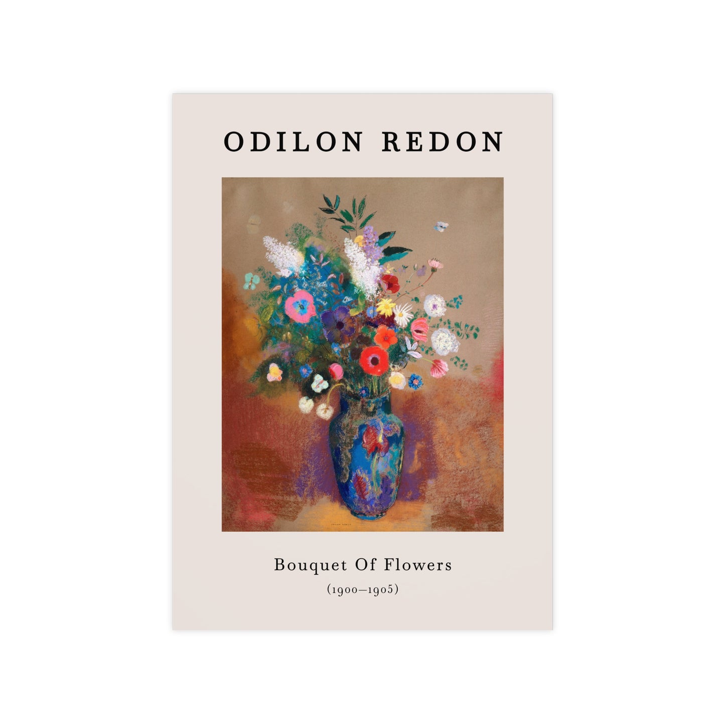 Bouquet of Flowers Poster | Odilon Redon