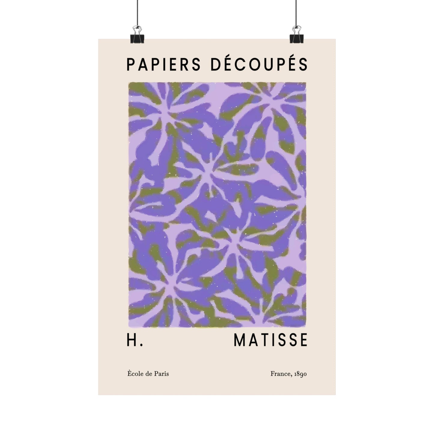 Purpel Flowers | Matisse Prints
