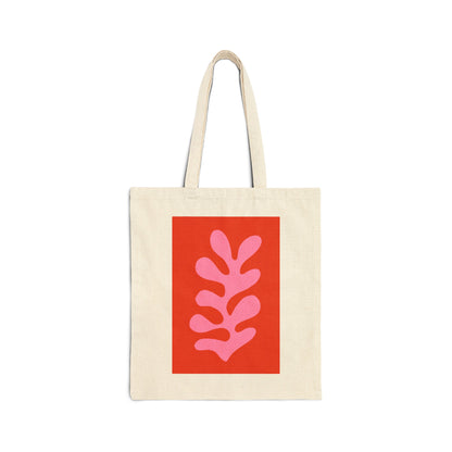 Matisse Pink & Red Canvas Tote Bag