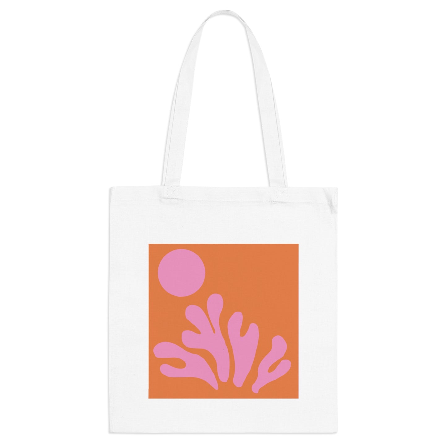 Matisse Pink & Orange Canvas Tote Bag