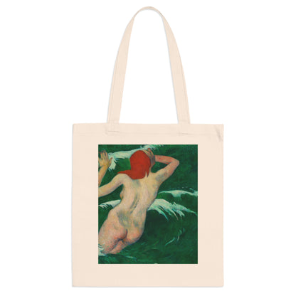 In the Waves Canvas Tote Bag