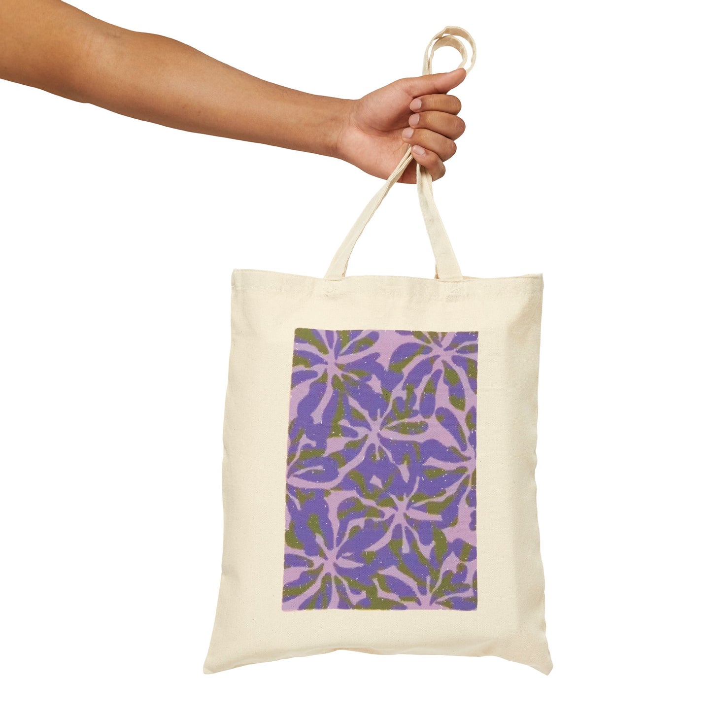 Matisse Purple Canvas Tote Bag