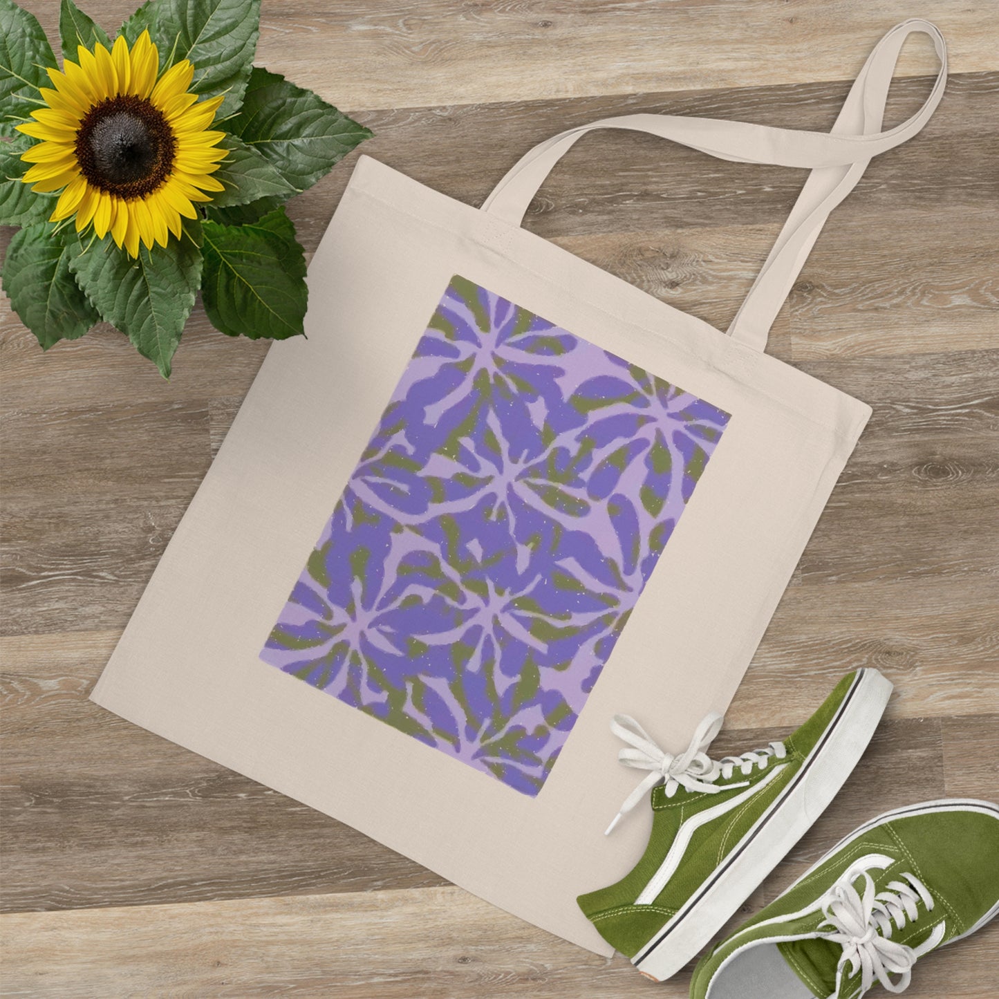 Matisse Purple Canvas Tote Bag