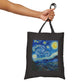 The Starry Night Canvas Tote Bag