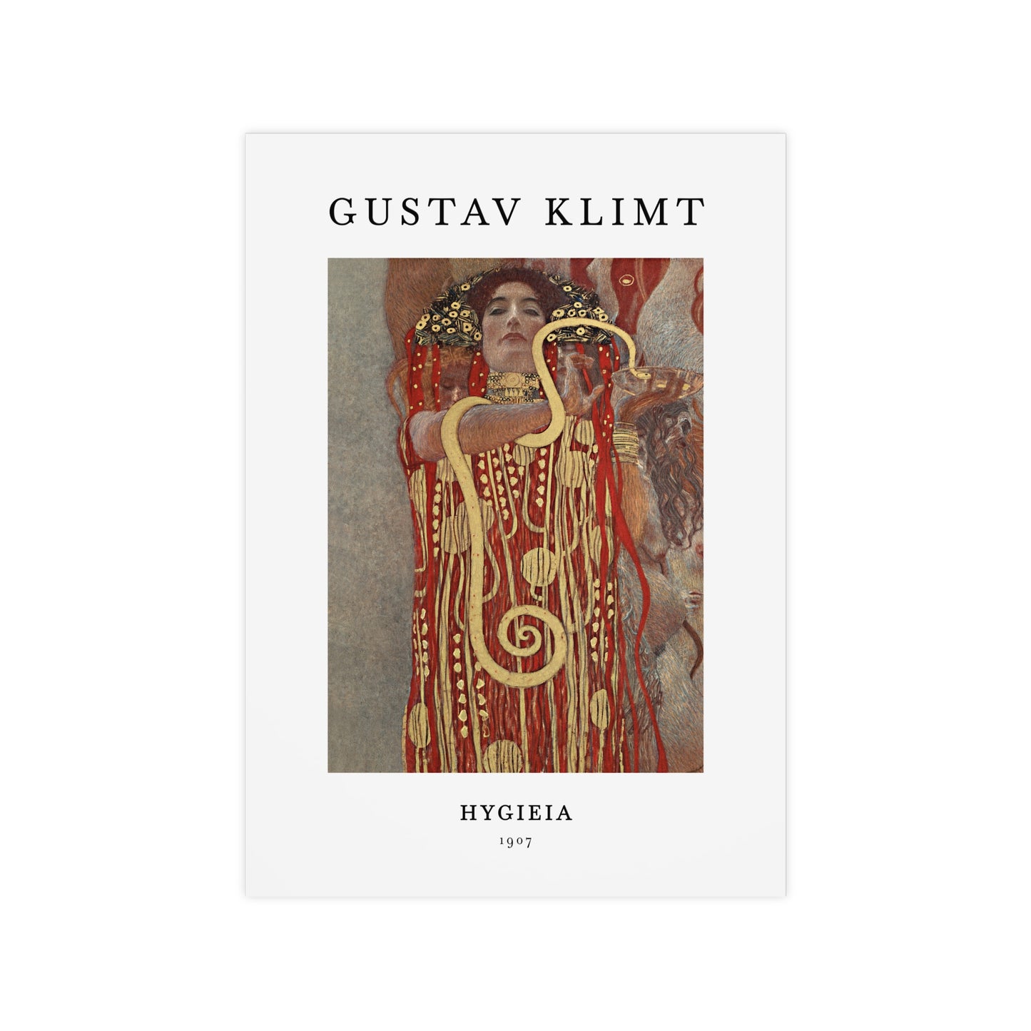 Hygieia Poster | Gustav Klimt