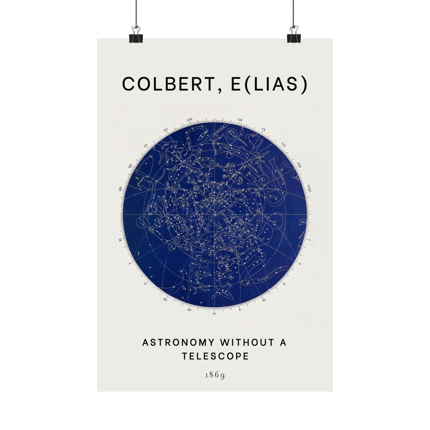 Astronomy without a telescope Poster | illustrated by Colbert, E(lias)