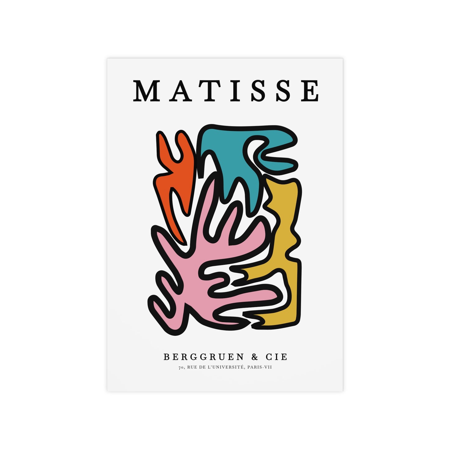 Colourful Abstract Poster | Henri Matisse