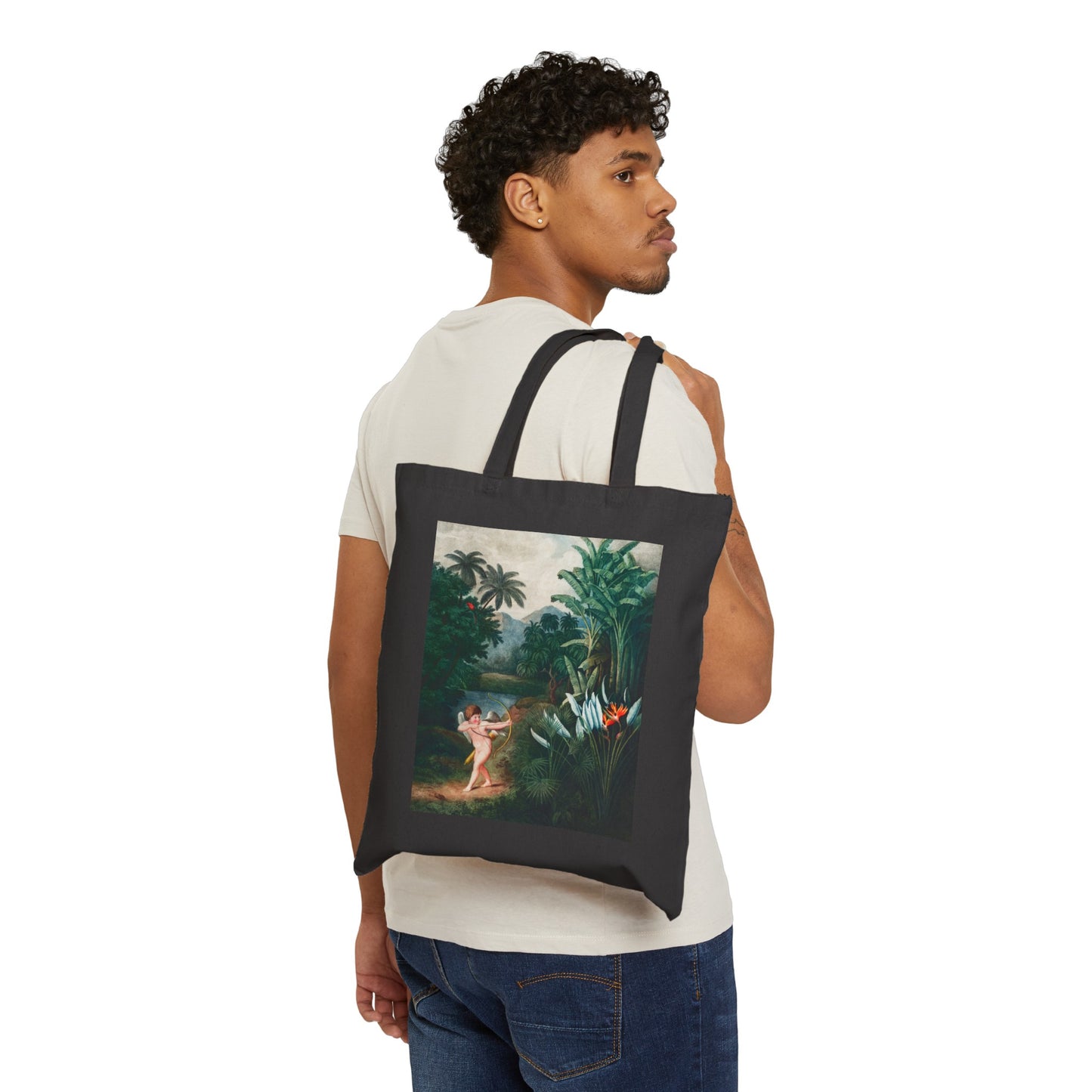 The Temple of Flora Canvas Tote Bag