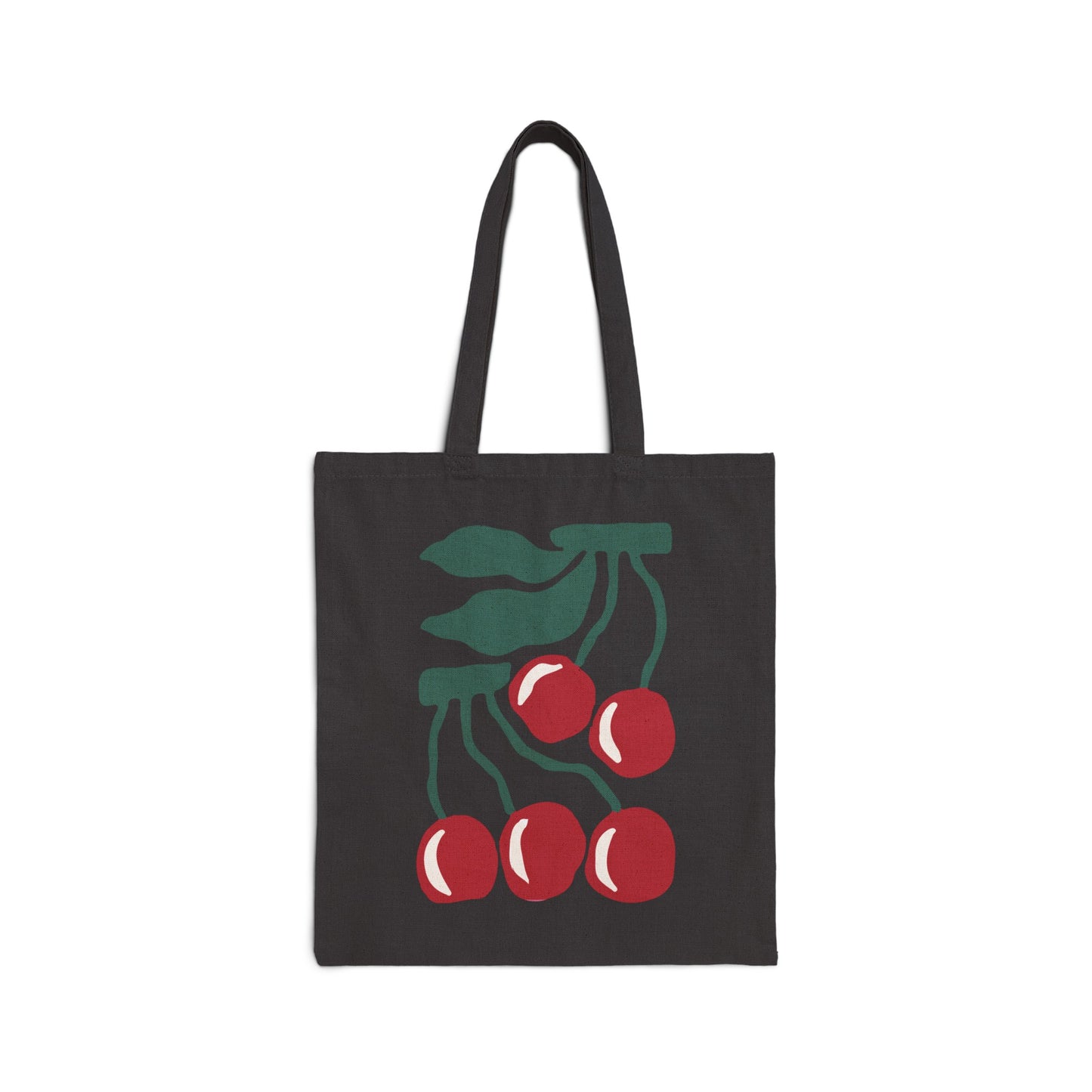 Cherries Canvas Tote Bag