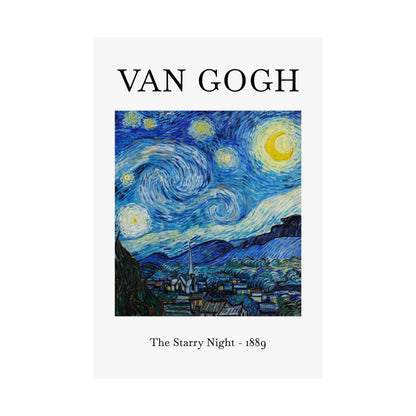 The Starry Night Poster | Vincent Van Gogh