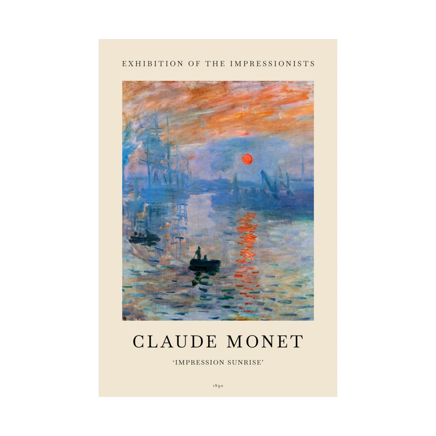 Impression Sunrise Poster | Claude Monet