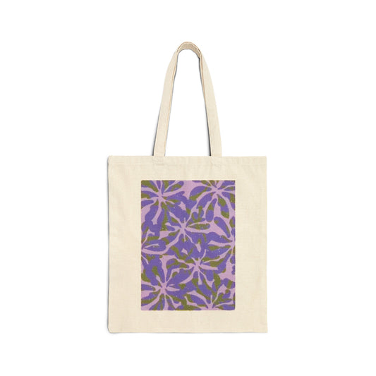 Matisse Purple Canvas Tote Bag
