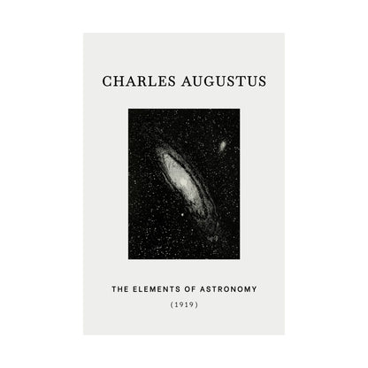 The elements of astronomy illustration Poster | Charles Augustus