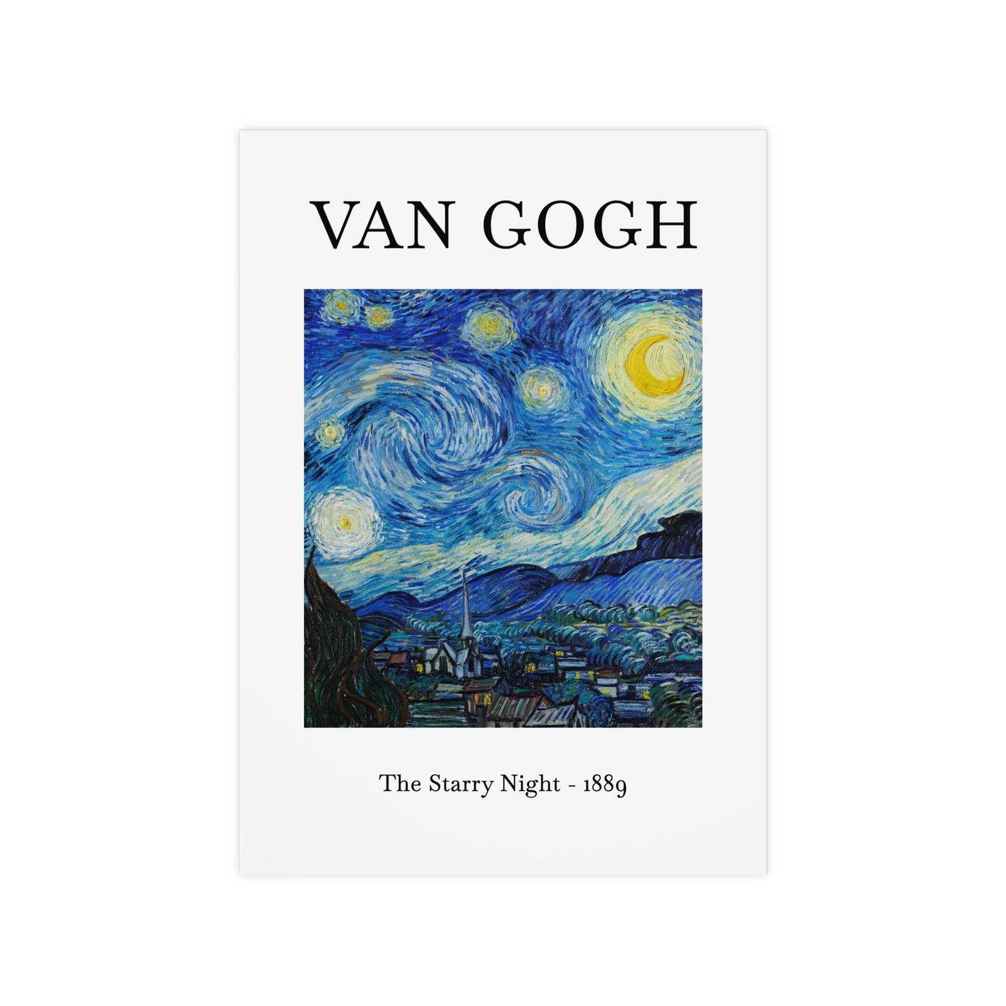 The Starry Night Poster | Vincent Van Gogh