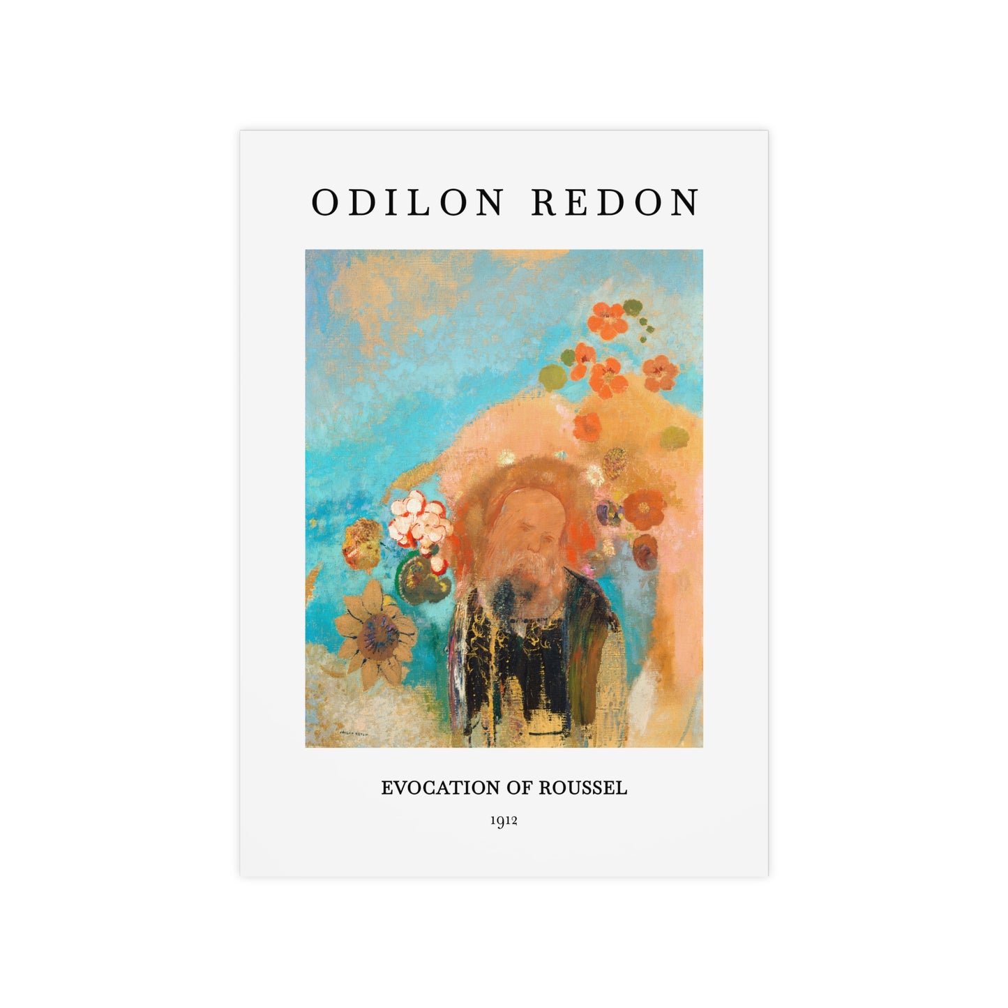 Evocation of Roussel Poster | Odilon Redon