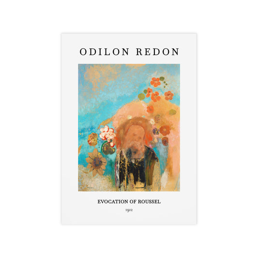 Evocation of Roussel Poster | Odilon Redon