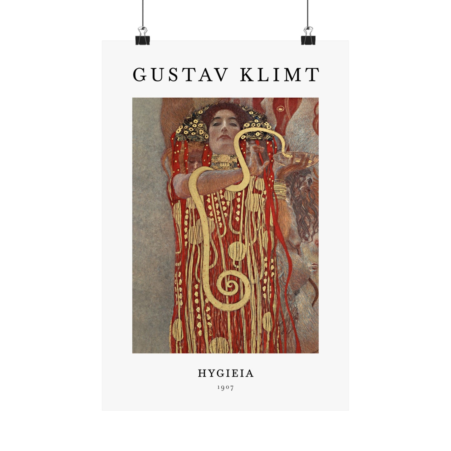 Hygieia Poster | Gustav Klimt