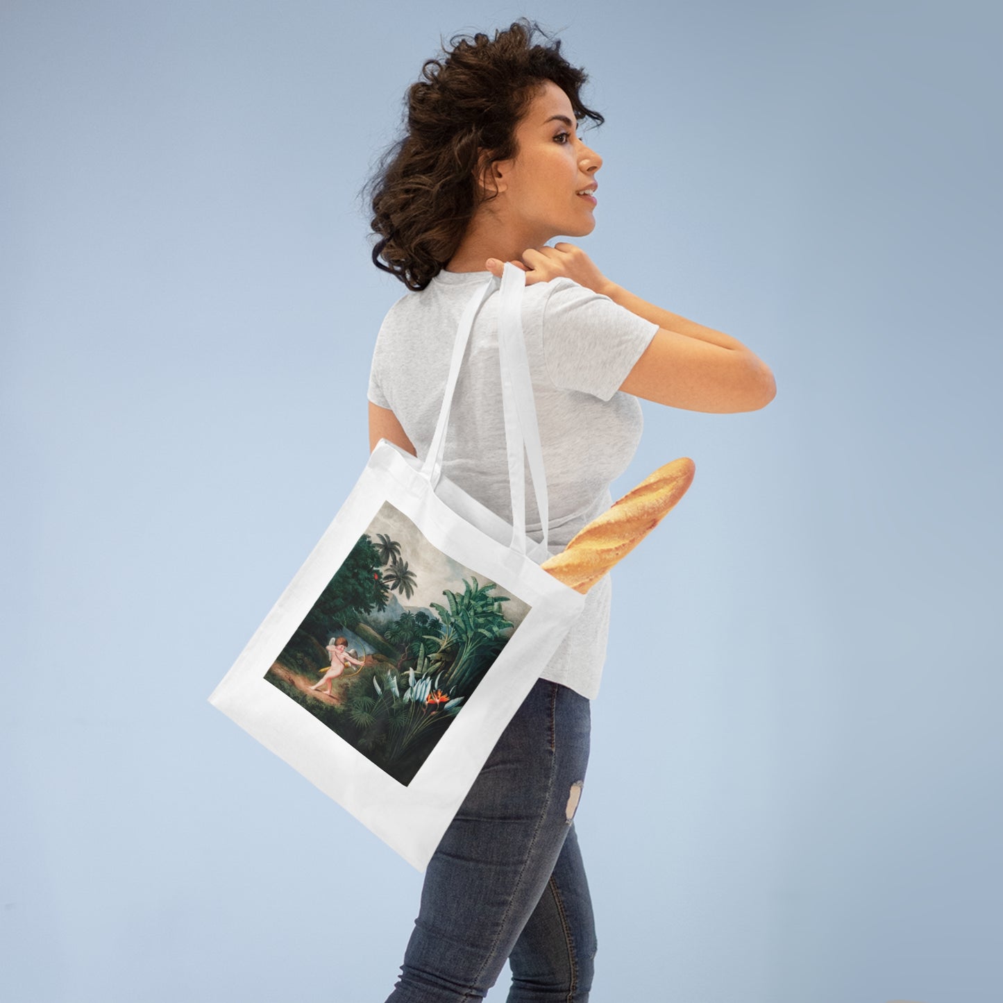 The Temple of Flora Canvas Tote Bag