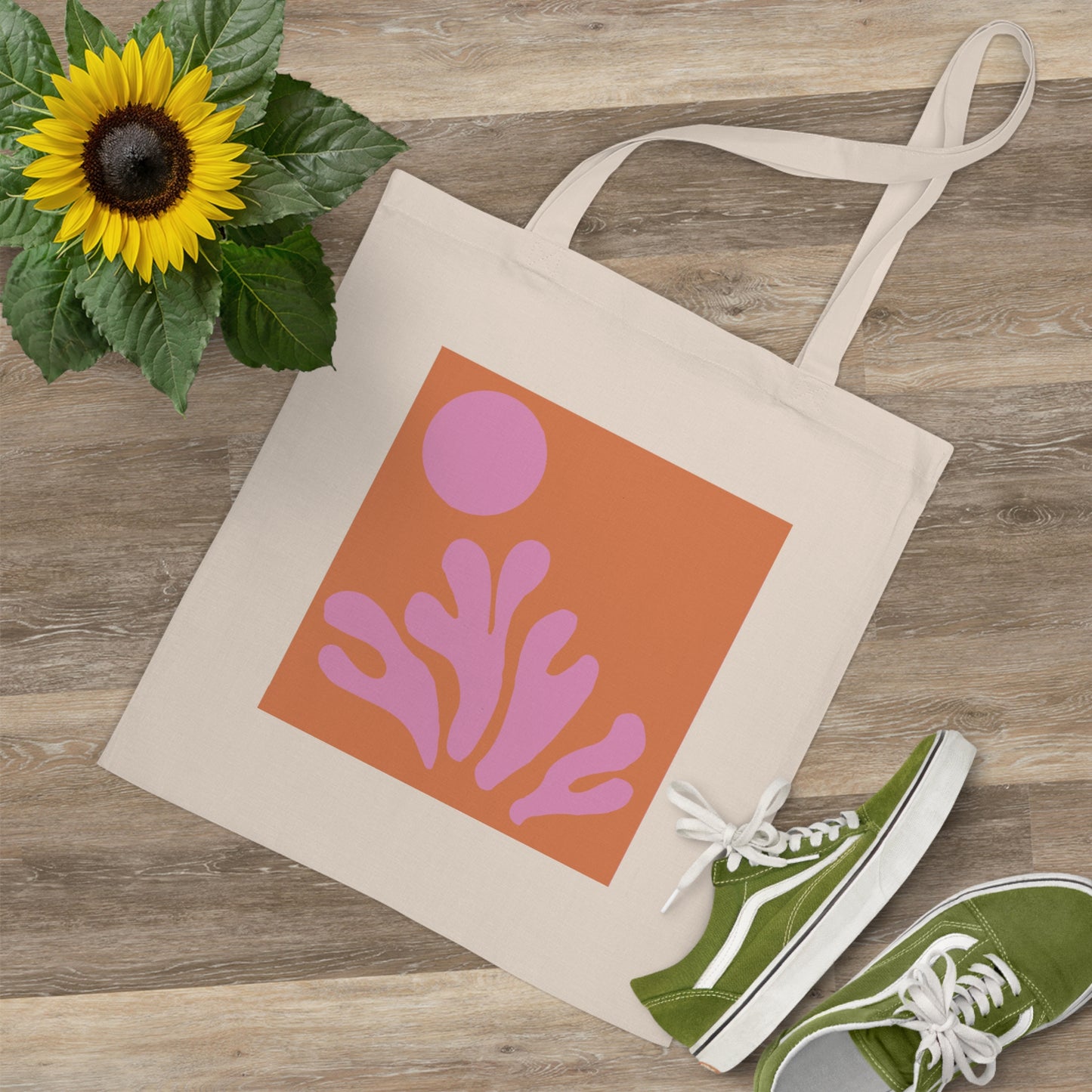 Matisse Pink & Orange Canvas Tote Bag