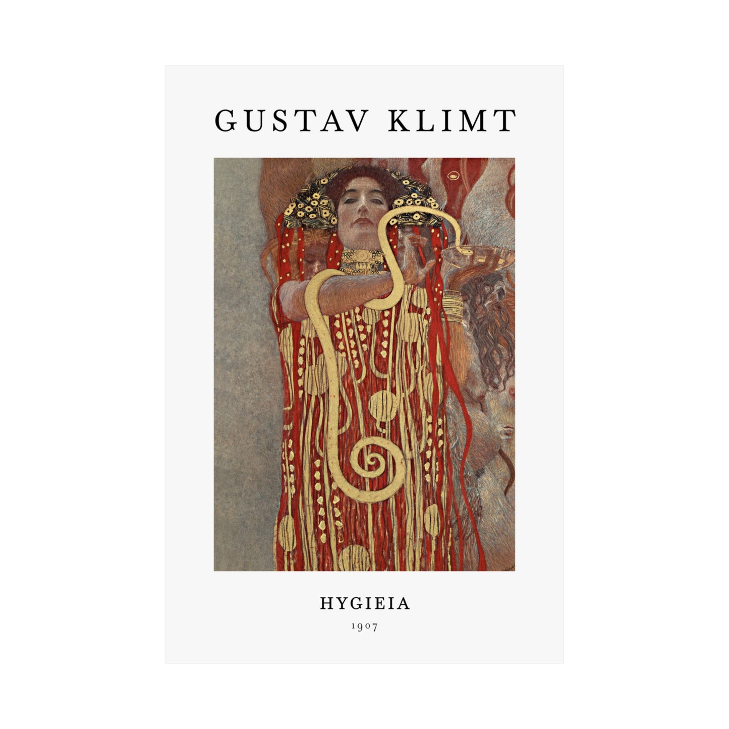 Hygieia Poster | Gustav Klimt