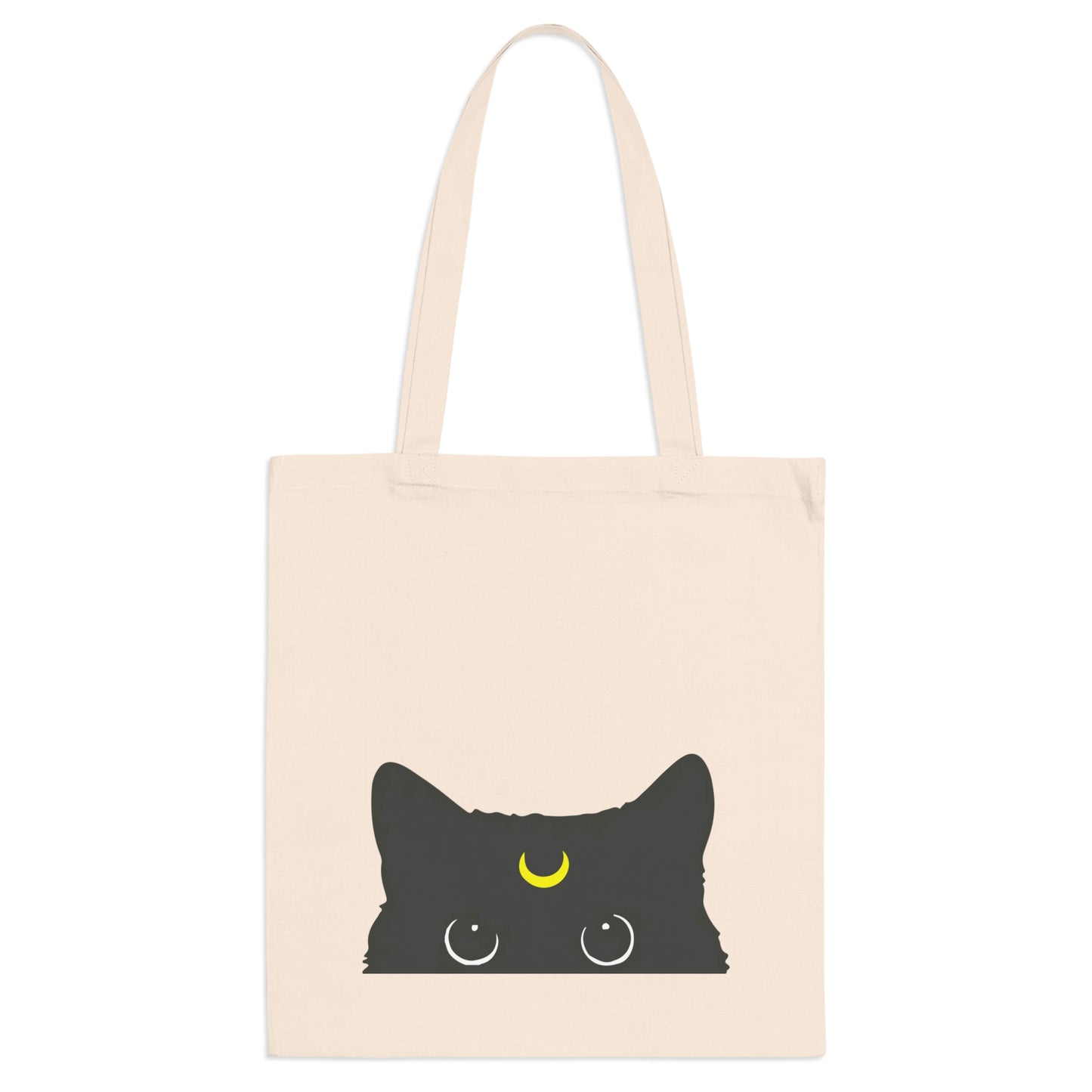 Black Cat Canvas Tote Bag