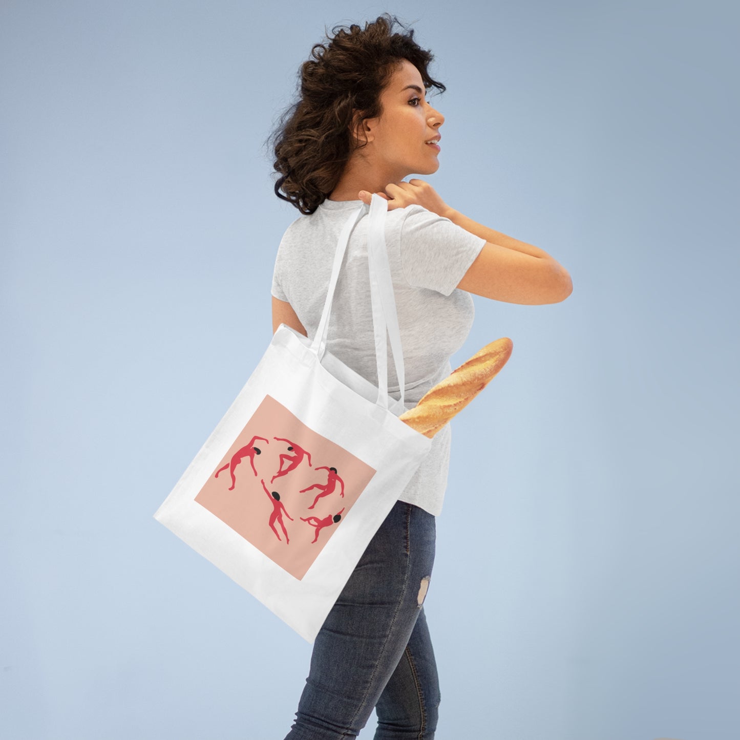 Matisse The Dance Pink Canvas Tote Bag