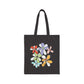 Flowers Illustration Canvas Tote Bag