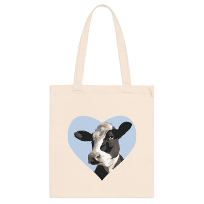 Cow aesthetic Canvas Tote Bag