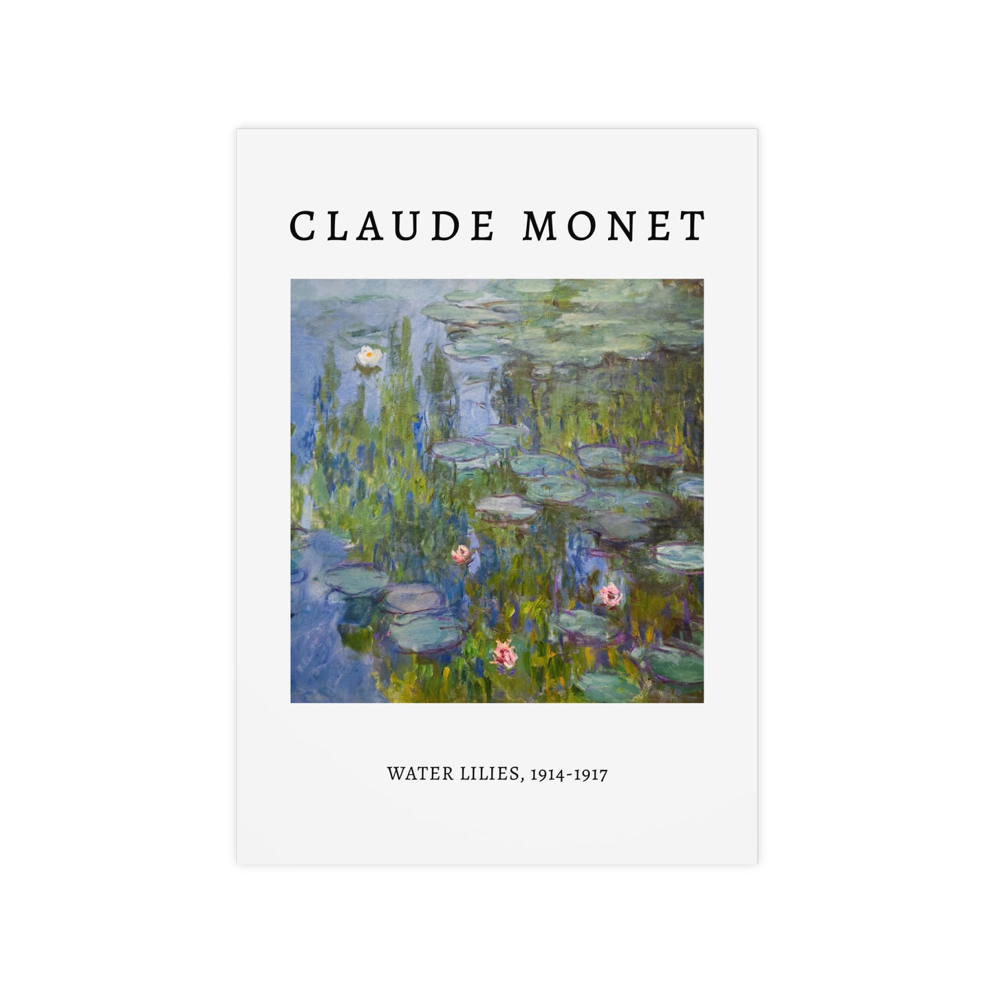 Affiche ancienne "Les Nymphéas" | Claude Monet Poster