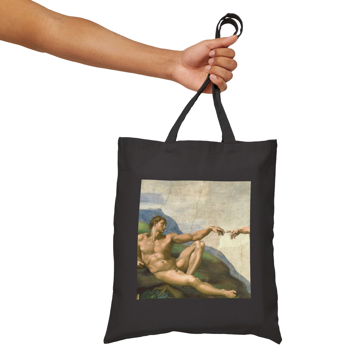 The Creation of Adam Canvas Tote Bag