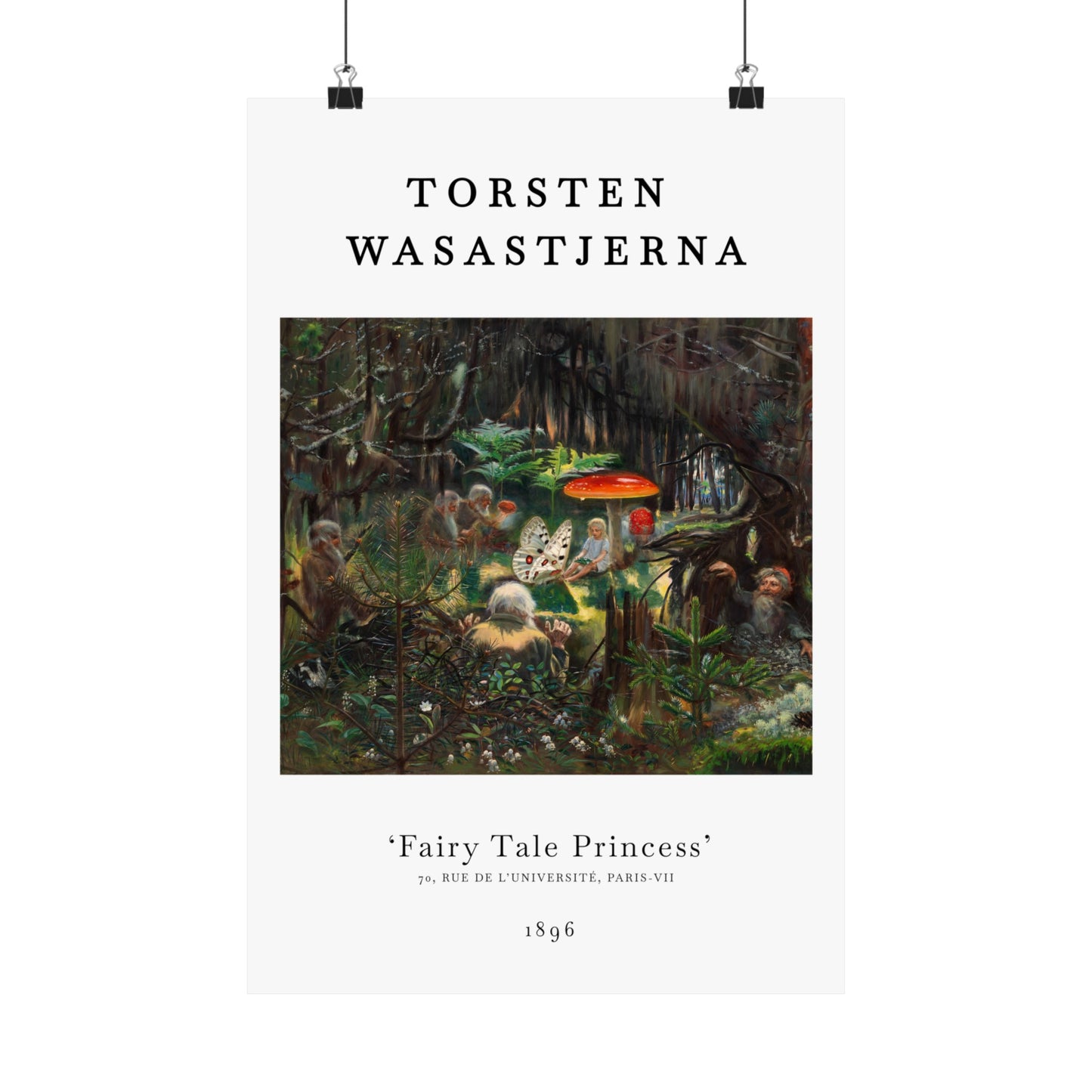 Fairy tale princess Poster | Torsten Wasastjerna