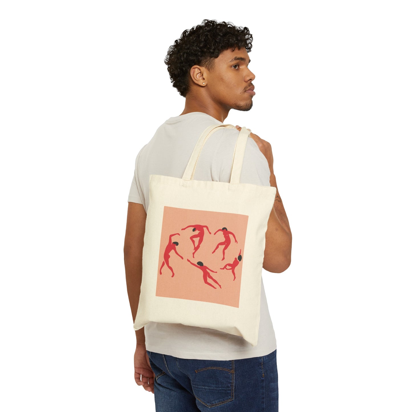 Matisse The Dance Pink Canvas Tote Bag