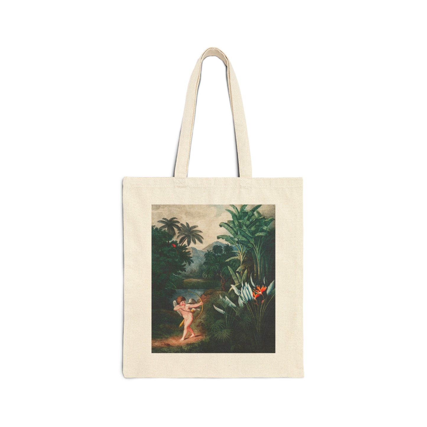 The Temple of Flora Canvas Tote Bag