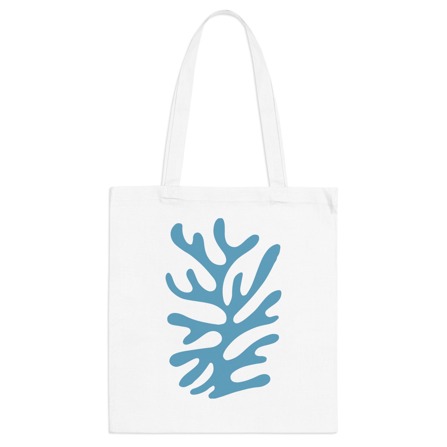 Matisse Blue Coral Canvas Tote Bag