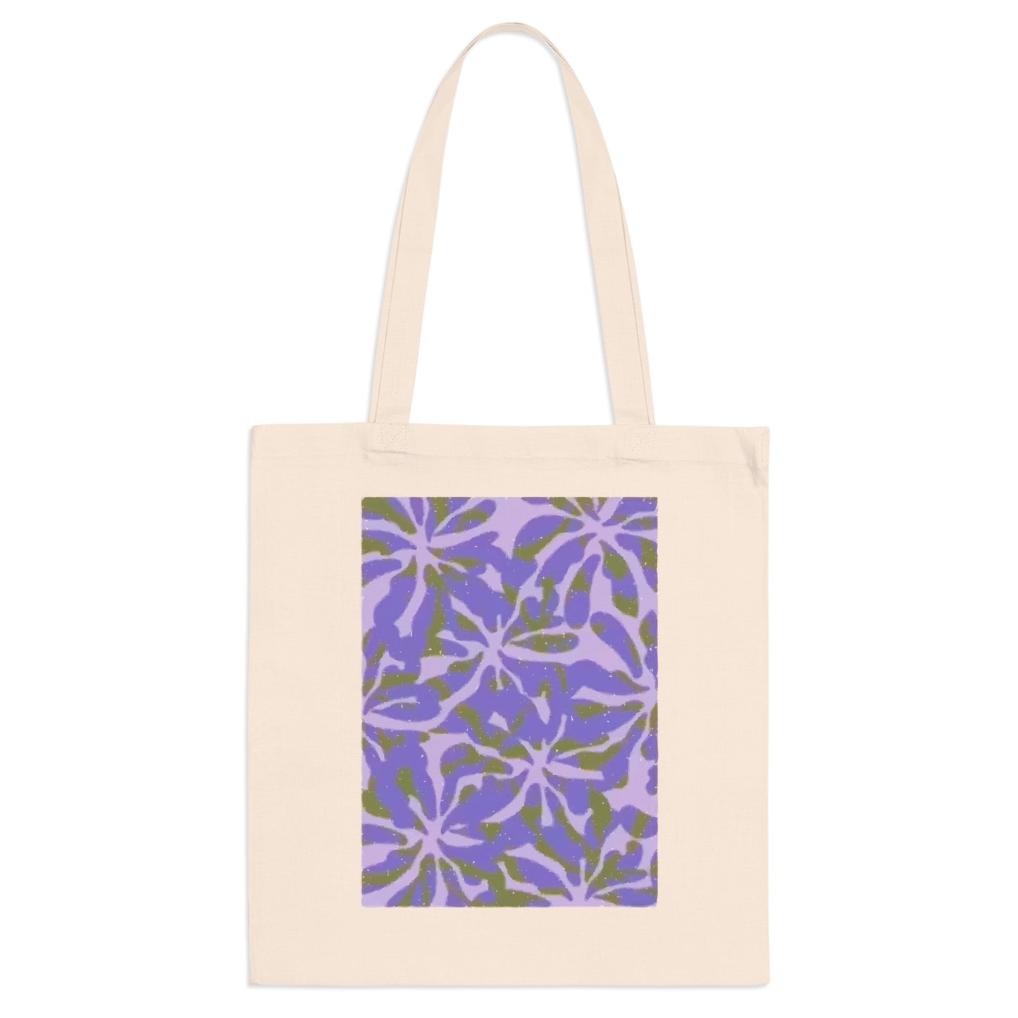 Matisse Purple Canvas Tote Bag