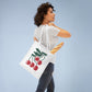 Cherries Canvas Tote Bag