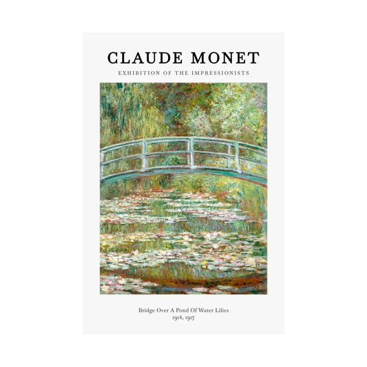 Bridge over a pond of Water Lilies | Claude Monet